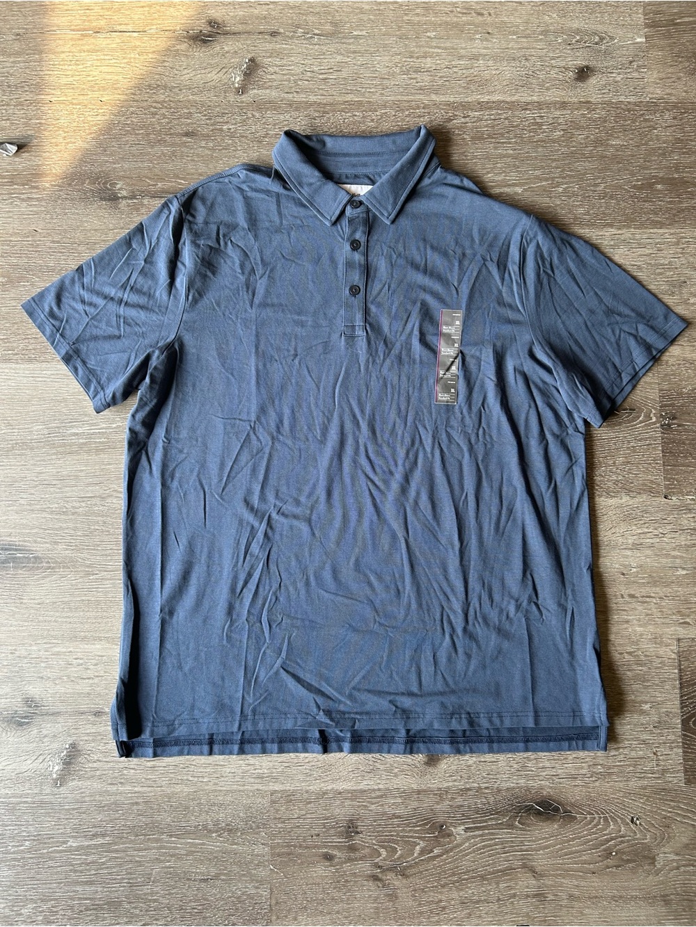 NWOT Men’s XL Blue Standard Fit Goodfellow & Co Short Sleeve Shirt